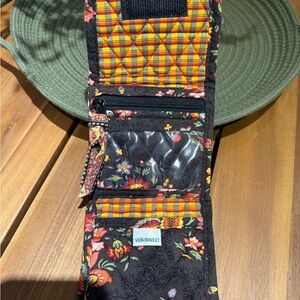 Vera Bradley Retired Vintage Chocolate Flowers Wallet